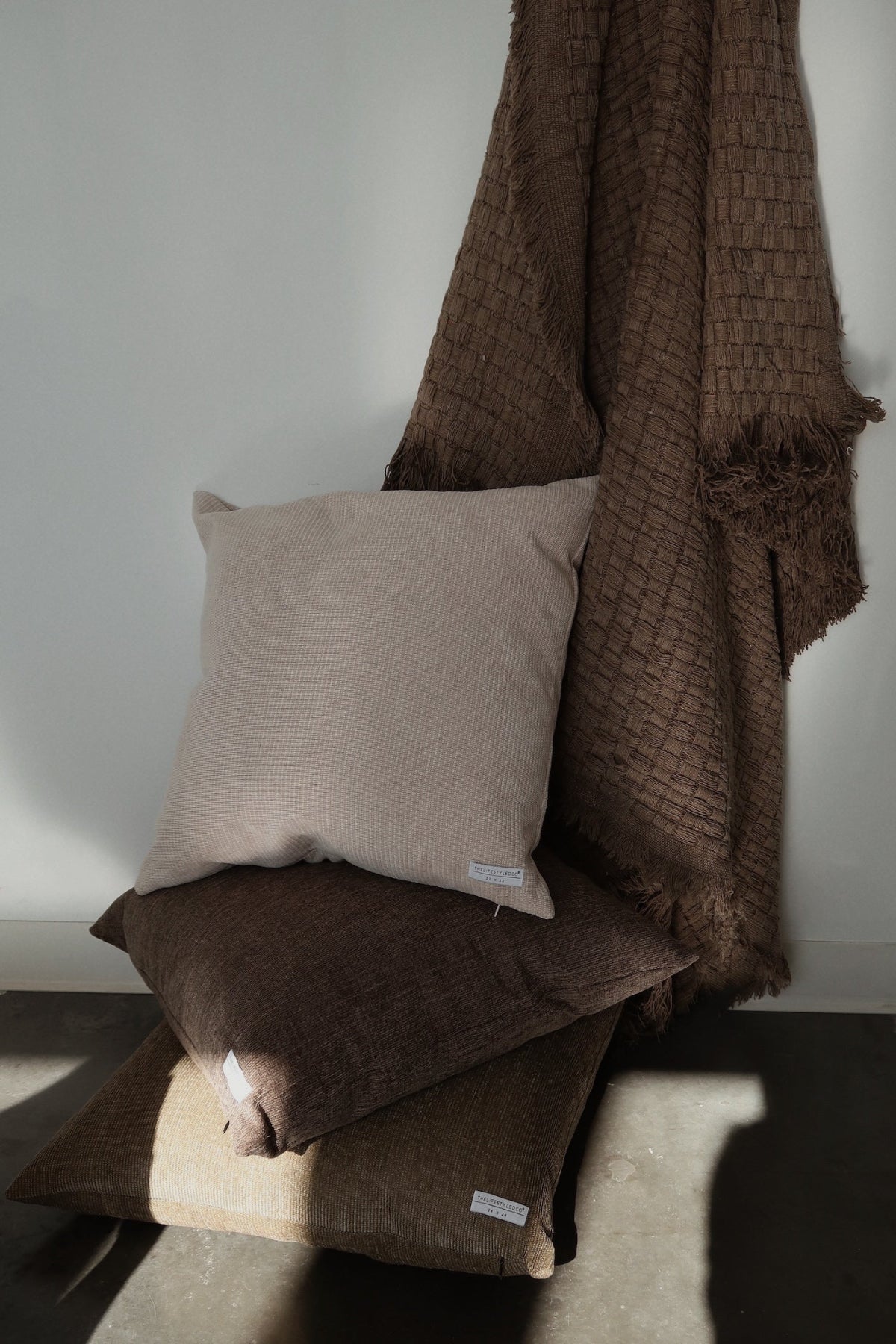 Kameron Pillow - Light Beige - 2 Sizes