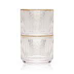Meridian Crystal Lowball Tumblers Set of 2